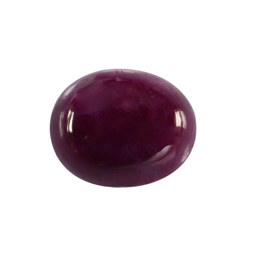 RUBY OVAL CAB 12X10MM 6.28 Cts.