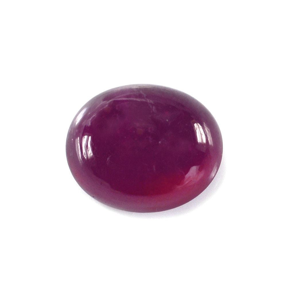 RUBY OVAL CAB 9.50X8MM 3.80 Cts.
