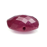RUBY BRIOLETTE CUSHION (GLASS FILLED) (HALF DRILL) 13MM 9.80 Cts.