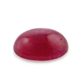 GLASSFILLED RUBY OVAL CAB 10X8MM 3.60 Cts.