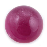 GLASSFILLED RUBY ROUND CAB 13MM 12.00 Cts.