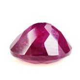 GLASSFILLED RUBY CUT OVAL 11X9MM 5.99 Cts.