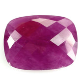 GLASSFILLED RUBY BRIOLETTE CUSHION 20X15MM 20.05 Cts.