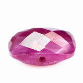 GLASSFILLED RUBY BRIOLETTE CUSHION (HALF DRILL) 20X15MM 19.00 Cts.