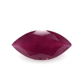 GLASSFILLED RUBY CUT MARQUISE 12X6MM 2.38 Cts.