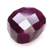 GLASSFILLED RUBY BRIOLETTE MARQUISE (HALF DRILL) 16X8MM 5.80 Cts.