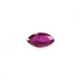 GLASSFILLED RUBY CUT MARQUISE 4X2MM 0.11 Cts.