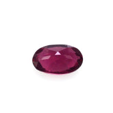 GLASSFILLED RUBY CUT OVAL 5X3MM 0.43 Cts.