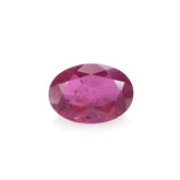 GLASSFILLED RUBY CUT OVAL 7X5MM 1.08 Cts.