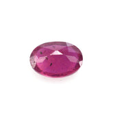 GLASSFILLED RUBY CUT OVAL 7X5MM 1.08 Cts.
