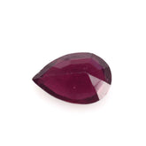 GLASSFILLED RUBY CUT PEAR (STEP CUT BACK) 9X6MM 1.81 Cts.