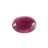 GLASSFILLED RUBY OVAL CAB 8X6MM 1.66 Cts.