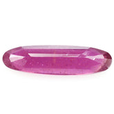 GLASSFILLED RUBY CUT OVAL (STEP CUT BACK) 18X5MM 3.34 Cts.