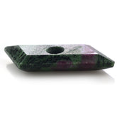 RUBY ZOISITE FACETED FANCY SHAPE WITH HOLE (FULL DRILL) 37X14MM 30.70 Cts.