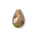 SAPPHIRE MULTY FACETED (MULTY/MILKY) (H/D_1.00MM) DROP 9.00X6.00 MM 3.25 Cts.