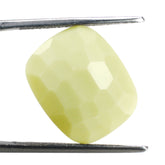 SERPENTINE IRREGULAR FACET BRIOLETTE CUSHION 16X13MM 8.45 Cts.