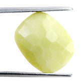 SERPENTINE IRREGULAR FACET BRIOLETTE CUSHION 16X13MM 8.22 Cts.