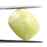 SERPENTINE IRREGULAR FACET BRIOLETTE CUSHION 16X13MM 8.38 Cts.