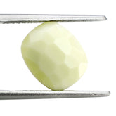 SERPENTINE IRREGULAR FACET BRIOLETTE CUSHION 12X10MM 4.31 Cts.