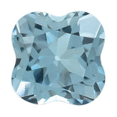 SKY BLUE TOPAZ CUT CLOVER 4MM (THICKNESS :-3.00-3.40MM) 0.49 Cts.
