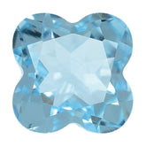 SKY BLUE TOPAZ CUT CLOVER 6MM (THICKNESS :-3.60-4.00MM) 1.29 Cts.