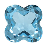 SKY BLUE TOPAZ CUT CLOVER 8MM (THICKNESS:-4.80-5.20MM) 2.86 Cts.