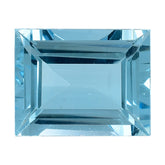 SKY BLUE TOPAZ CUT BAGUETTE 14X11MM 9.92 Cts.