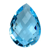 SKY BLUE TOPAZ BRIOLETTE PEAR 16X11MM 7.00 Cts.