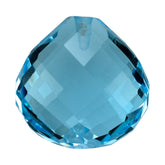SKY BLUE TOPAZ BRIOLETTE HEART (HALF DRILL) 12MM 8.23 Cts.