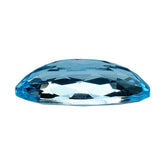 SKY BLUE TOPAZ CHECKER CUT OVAL 21X10MM 11.75 Cts.