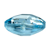 SKY BLUE TOPAZ BRIOLETTE ROUND (HALF DRILL) 12MM 7.55 Cts.