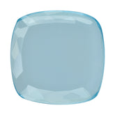 SKY BLUE TOPAZ CUT CUSHION WITH FLAT BOTTOM 18MM 10.30 Cts.