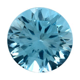 SKY BLUE TOPAZ CONCAVE CUT ROUND (DES#45) 9MM 3.60 Cts.