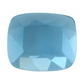 SKY BLUE TOPAZ CUT CUSHION WITH FLAT BOTTOM 12X10MM 6.99 Cts.
