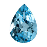 SKY BLUE TOPAZ CUT PEAR 13X9MM 5.18 Cts.