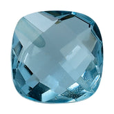 SKY BLUE TOPAZ BRIOLETTE CUSHION (HALF DRILL) 7.00MM 1.79 Cts.