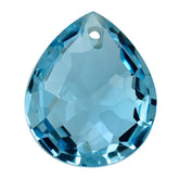 SKY BLUE TOPAZ IRREGULAR CUT BRIOLETTE PEAR (FULL DRILL) 19X16MM 19.94 Cts.
