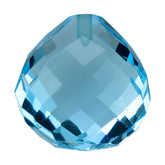 SKY BLUE TOPAZ BRIOLETTE HEART (HALF DRILL) 14.00MM 13.18 Cts.