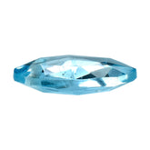 SKY BLUE TOPAZ ROSE CUT BRIOLETTE OVAL (FULL DRILL/SI) 12X8MM 2.76 Cts.