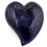 SODALITE PUFFY HEART SACRED (HALF DRILL 1MM) (DES#132) 20X17MM 20 Cts.