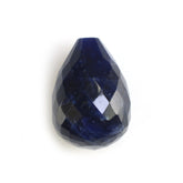 SODALITE FACETED DROPS (HALF DRILL 1.00MM) 14X10MM 8.14 Cts.