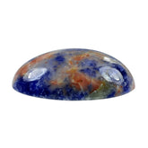SODALITE ORANGE PLAIN CAB OVAL OPAQUE 14.00X10.00 MM 4.89 Cts.