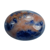 SODALITE ORANGE PLAIN CAB OVAL OPAQUE 20.00X15.00 MM 15.64 Cts.