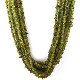 PERIDOT 4.00-6.00MM CHIPS PER 35" LINE