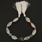 MIX SEMI PRECIOUS STONE 5.50-19X11MM MIX SHAPE BEADS 8" LINE