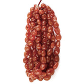 CARNELIAN 14X13-22X15MM PLAIN TUMBLE 16" LINE