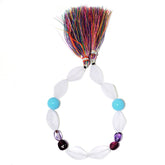 SYNTHETIC & MIX SEMI PRECIOUS STONE 8X6-19X11MM MIX SHAPE 8" LINE