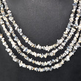 DENDRITE OPAL 4.00-6.00MM CHIPS PER 34-35" LINE