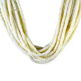 DYED OPAL GREEN 5.50-6.00MM FLAT COIN BEADS 16" PER LINE