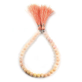 PINK OPAL 6MM PLAIN BALLS 8" PER LINE